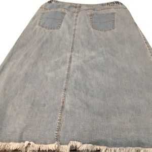 Women’s Jean skirt A line midi skirt. Sz. 22W